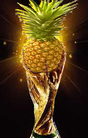 Goldene Ananas